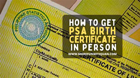 psa walk-in appointment|How To Get PSA Birth Certificate 2023: Online and Walk In.